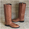 Ladies 15" Honey Bison Roper Boot