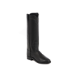 Ladies 14" Black Aniline Cowboy Boots