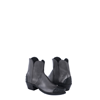 Ladies Grey and Black Python Short Boot
