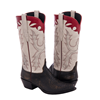 Ladies 13" Distress Tan Lizard Pearl Old Nugget Cowboy Boot