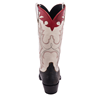 Ladies 13" Distress Tan Lizard Pearl Old Nugget Cowboy Boot