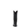 Ladies Black Lizard Cowboy Boot