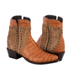 Ladies Buckstitch Honey Caiman Short Boot