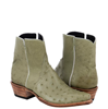 Ladies Pistachio Full Quill Ostrich Short Boot