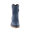 Ladies Indigo Full Quill Ostrich Short Boot