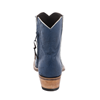 Ladies Indigo Full Quill Ostrich Short Boot