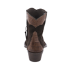 Ladies Brown Rough Out and Cigar Caiman Short Boot