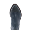 Ladies Navy Diablo Caiman Tipped Short Boots
