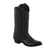 Ladies Black Bison Fern Cowboy Boot