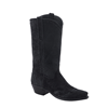 Ladies Black Break Lamb Buckstitched Cowboy Boots