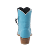Ladies Crystal Blue Ostrich Shorty Boot