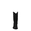 Ladies Black Nubuck Cowboy Boot