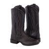Ladies Orange Stitched Tobac Goat Cowboy Boots