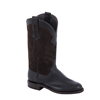Ladies Pebble Goat Roughout Roper Boots