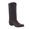 Ladies Mocha Bison Tall Cowboy Boots