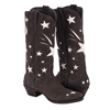 Ladies Shooting Star Chocolate Nubuck Cowboy Boot