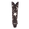 Ladies Shooting Star Chocolate Nubuck Cowboy Boot