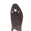 Ladies Shooting Star Chocolate Nubuck Cowboy Boot