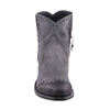 Ladies Shorty Grey Break Goat WT HF Full BK Buckstitch