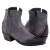 Ladies Shorty Grey Break Goat WT HF Full BK Buckstitch