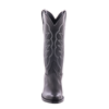 Ladies 13" Black Aniline White Winn Cowboy Boot