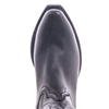 Ladies 13" Black Aniline White Winn Cowboy Boot