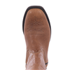 Ladies Cognac Bison Cowboy Boots Mini Vibram Sole