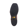 Ladies Cognac Bison Cowboy Boots Mini Vibram Sole