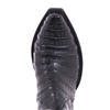 Ladies Shorty Black Caiman Belly
