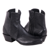Ladies Shorty Black Smooth Ostritch Boot