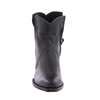Ladies Shorty Black Smooth Ostritch Boot