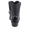 Ladies Shorty Black Smooth Ostritch Boot