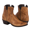 Ladies Champagne Aniline Short Boots