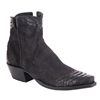 Ladies Black Break and Python Shorty Boots