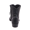 Ladies Black Alligator and Aniline Short Boot
