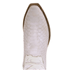 Ladies 17" White Python Aniline Fern Cowboy Boots