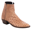 Mens Short Zip Brandy Brucito FQ/Brandy Brucito Smooth Ostrich
