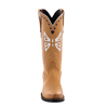 Ladies Pearwood Kidskin Butterfly Inlay Cowboy Boots w/ Mini