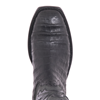 Ladies 12" Black Caiman Mad Dog Fern Cowboy Boots