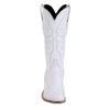 Ladies 13" White Python Winn Stitch Cowboy Boots