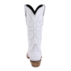 Ladies 13" White Python Winn Stitch Cowboy Boots