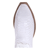 Ladies 13" White Python Winn Stitch Cowboy Boots