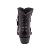 Ladies Short Black Cherry Caiman Boot