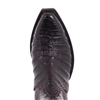 Ladies Short Black Cherry Caiman Boot