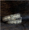 1 1/2" CHAIN CELEBRITY BELT W/HAMMERED 
