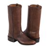 Ladies 12" Bourbon Bison Covered Side Seam Cowboy Boot
