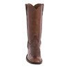 Ladies 12" Bourbon Bison Covered Side Seam Cowboy Boot