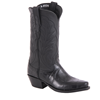 Ladies 12" Black Alligator Aniline Cowboy Boots