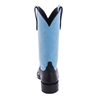 Ladies 13" Black Full Quill Ostrich Blue Winn Cowboy Boot 