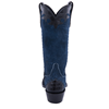 LADIES 13-2 BLUE BREAK BLACK NILE FERN CL, WT, HF FULL BLACK BUCKSTITCH COWBOY BOOT